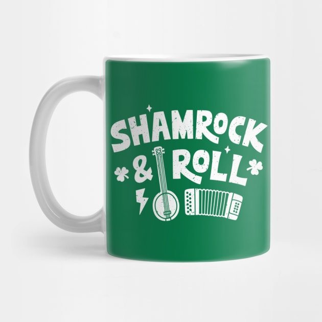 Shamrock & Roll Banjo and Accordion Funny by rustydoodle